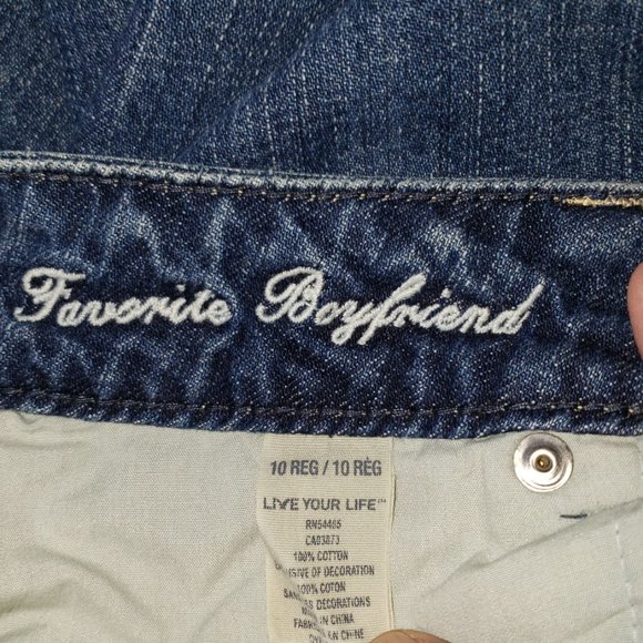 AMERICAN EAGLE OUTFITTERS    "Live your Life "  True Boot Jeans   Size 10   Reg. - Picture 10 of 11